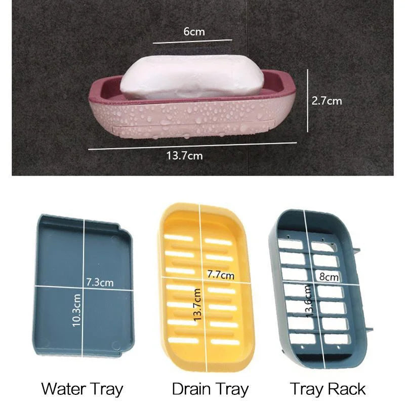 Zeepbakje met afvoergaatjes – Geen opgehoopt water
