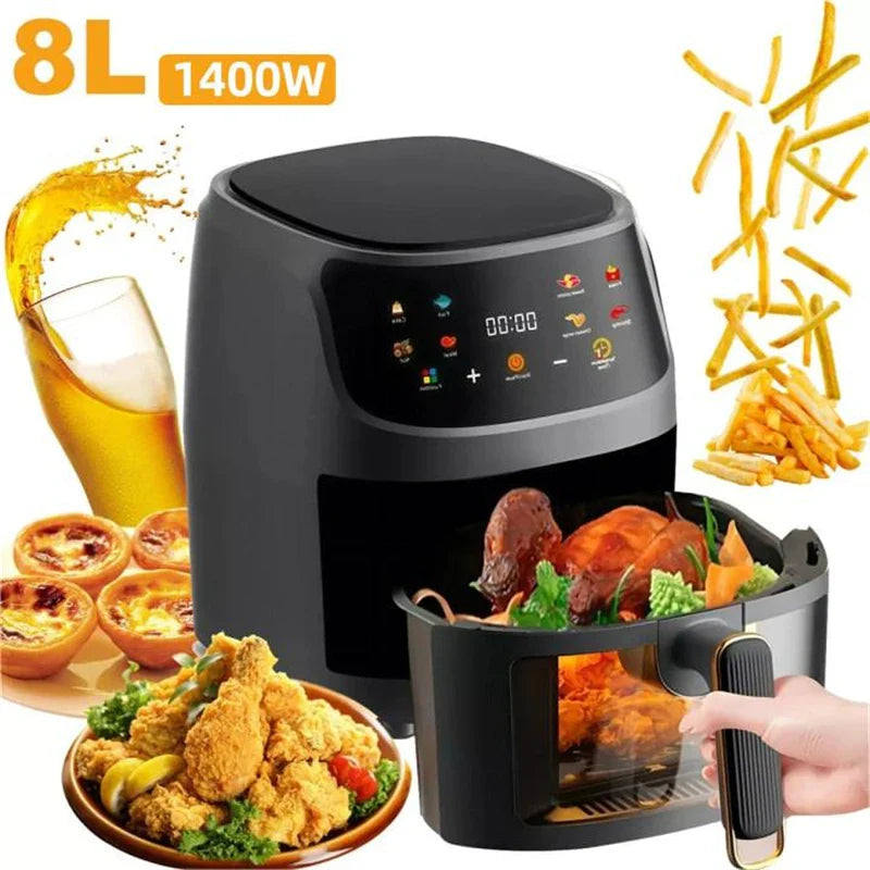 Airfryer XL met ruimte voor hele kip – Veelzijdig koken