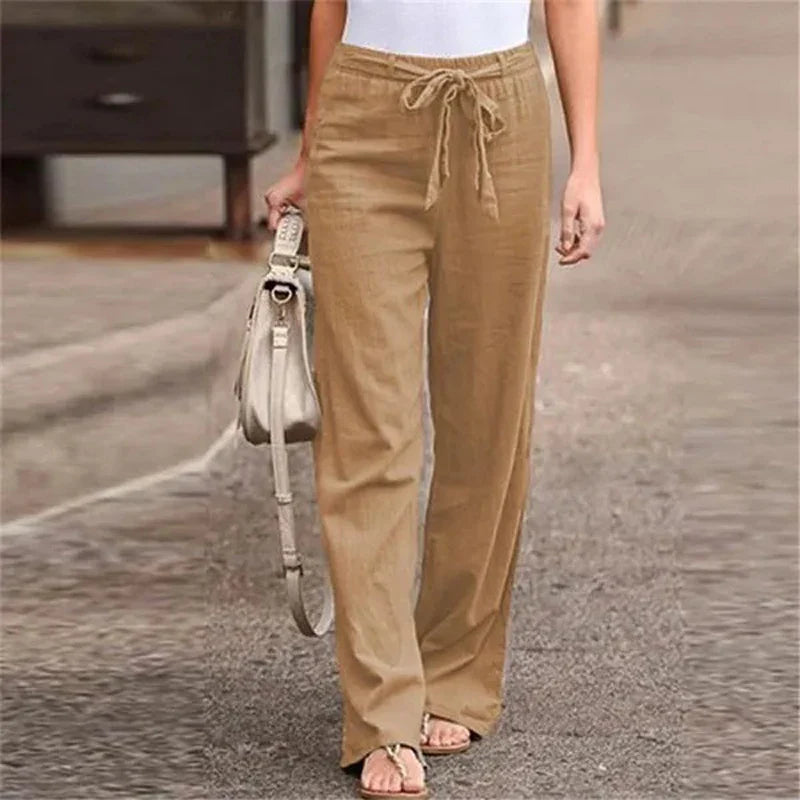 Zara linnen broek dames voor casual outfits – Trendy basics