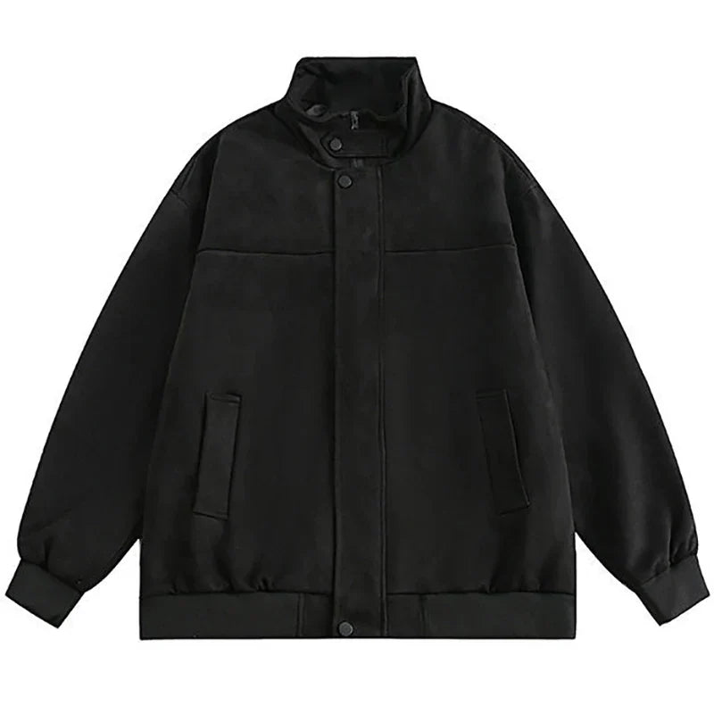 Leren jas heren met functionele elementen – Voor elk moment