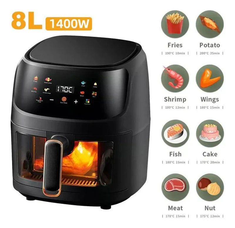 Airfryer XL met ruimte voor hele kip – Veelzijdig koken