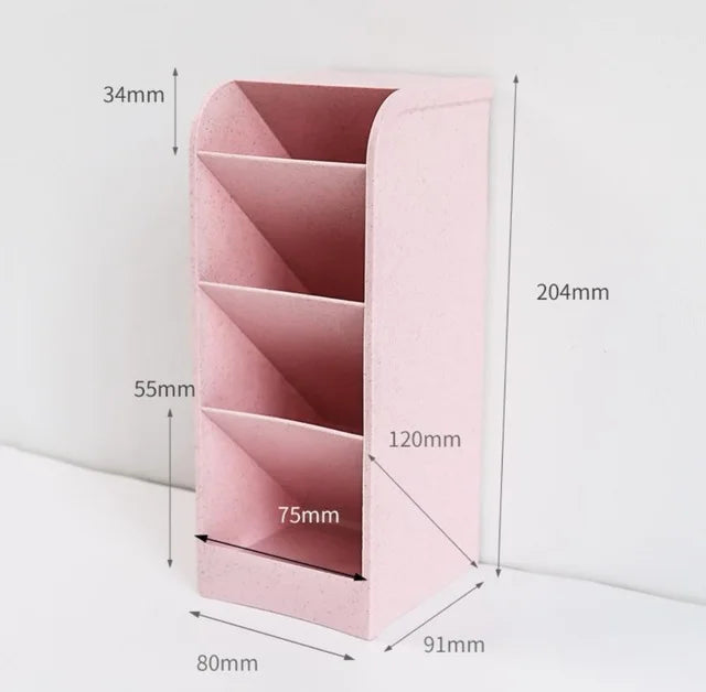 Organizer set voor bureau in neutrale kleuren