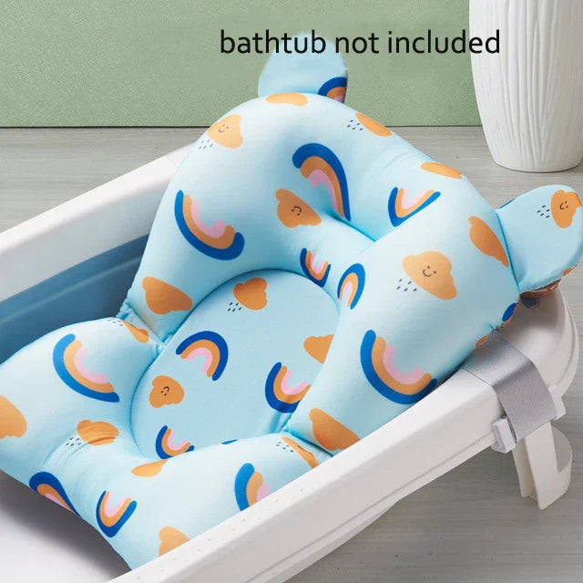 Babybadje met zachte rugondersteuning