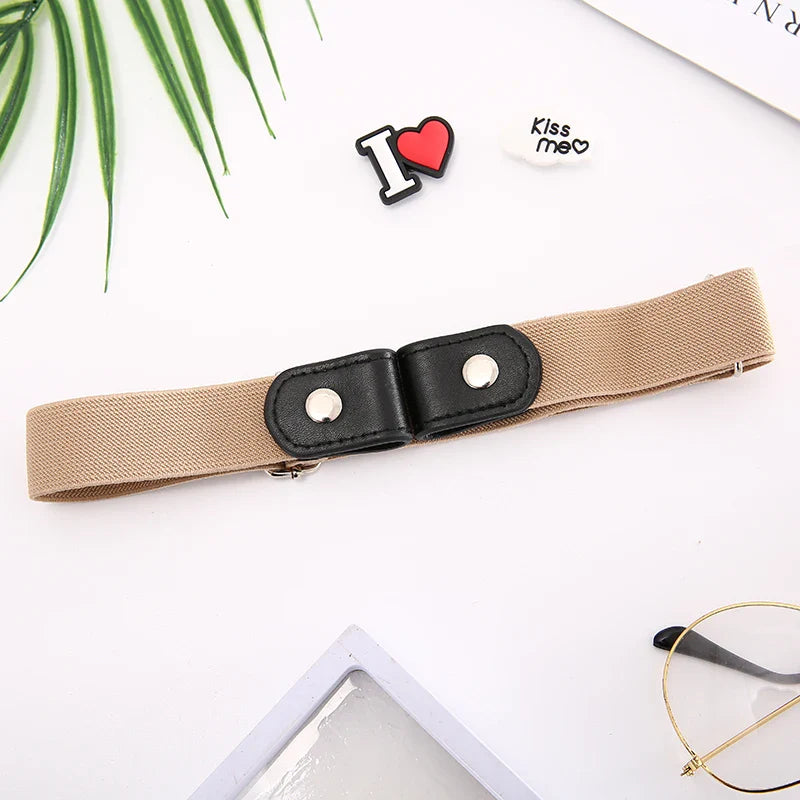 Stretch riem heren met sportieve insteek