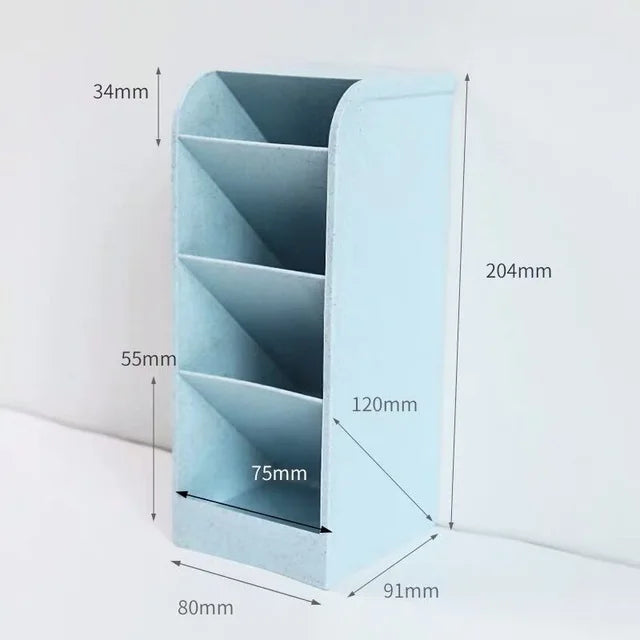 Luxe desk organizer in leerlook