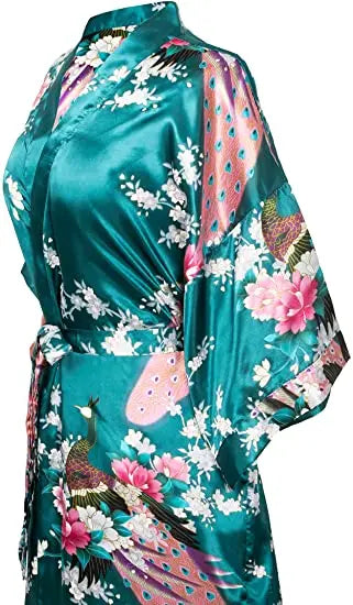 Katoenen ochtendjas dames met print – Stijl en comfort