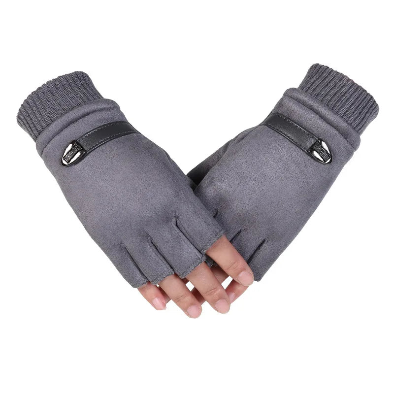 Winterhandschoenen heren van soepel leder