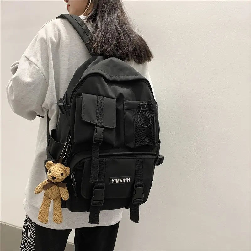 Rugzak als handbagage met handig voorvak
