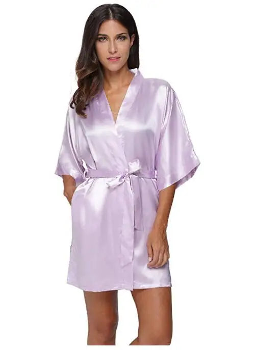 Ochtendjas Hunkemöller roze satijn – Chic en comfortabel