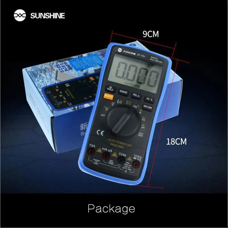 Multimeter met aparte zekering voor veiligheid