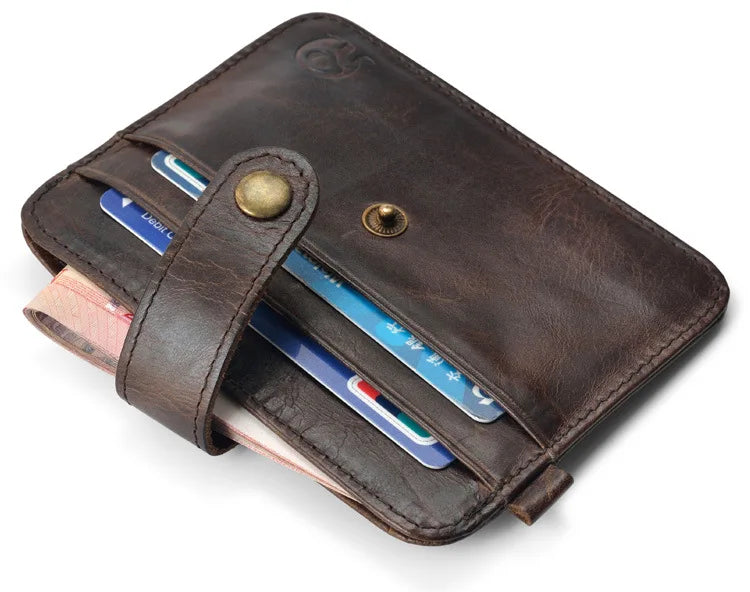 Heren pasjes houder met magneetsluiting β Elegant en veilig