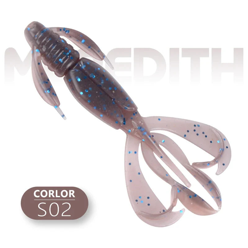 Kunstaas met harde body en zachte vin