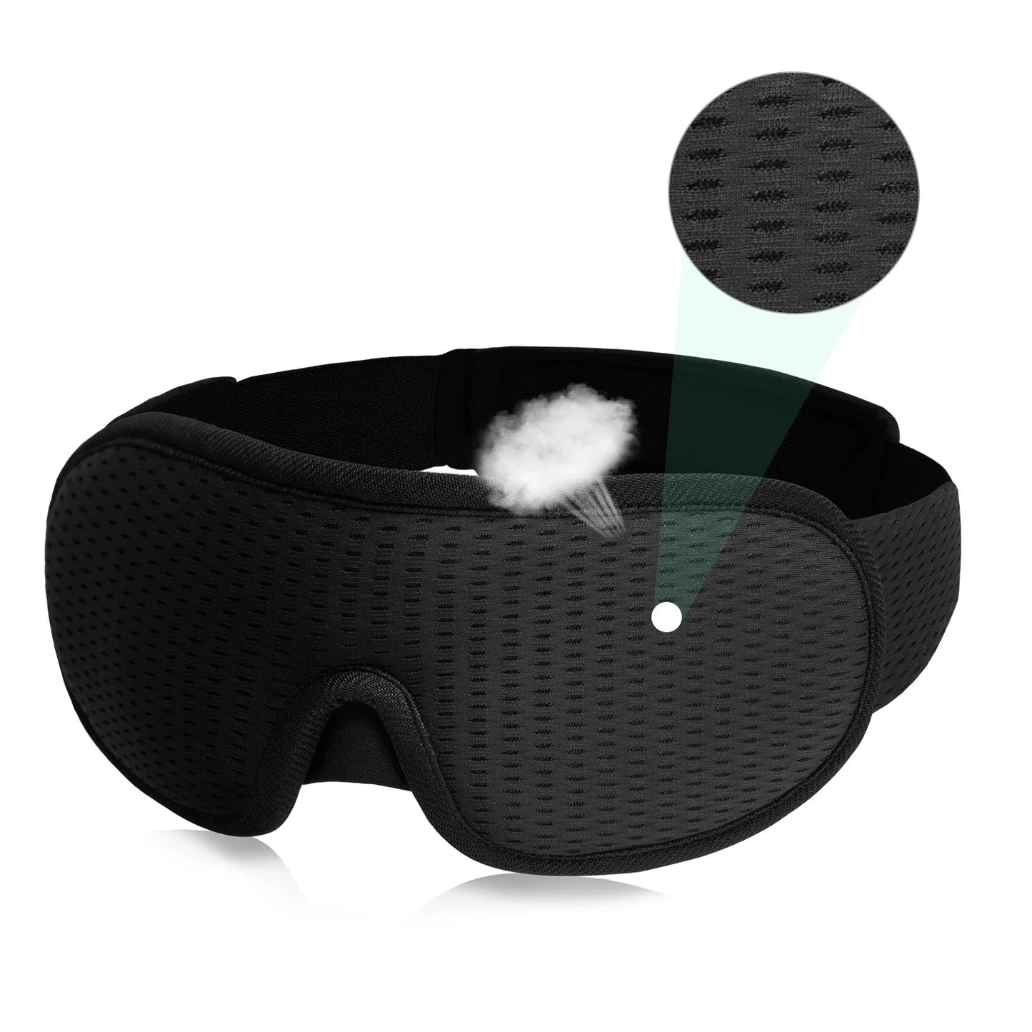 Slaapmasker met memory foam padding