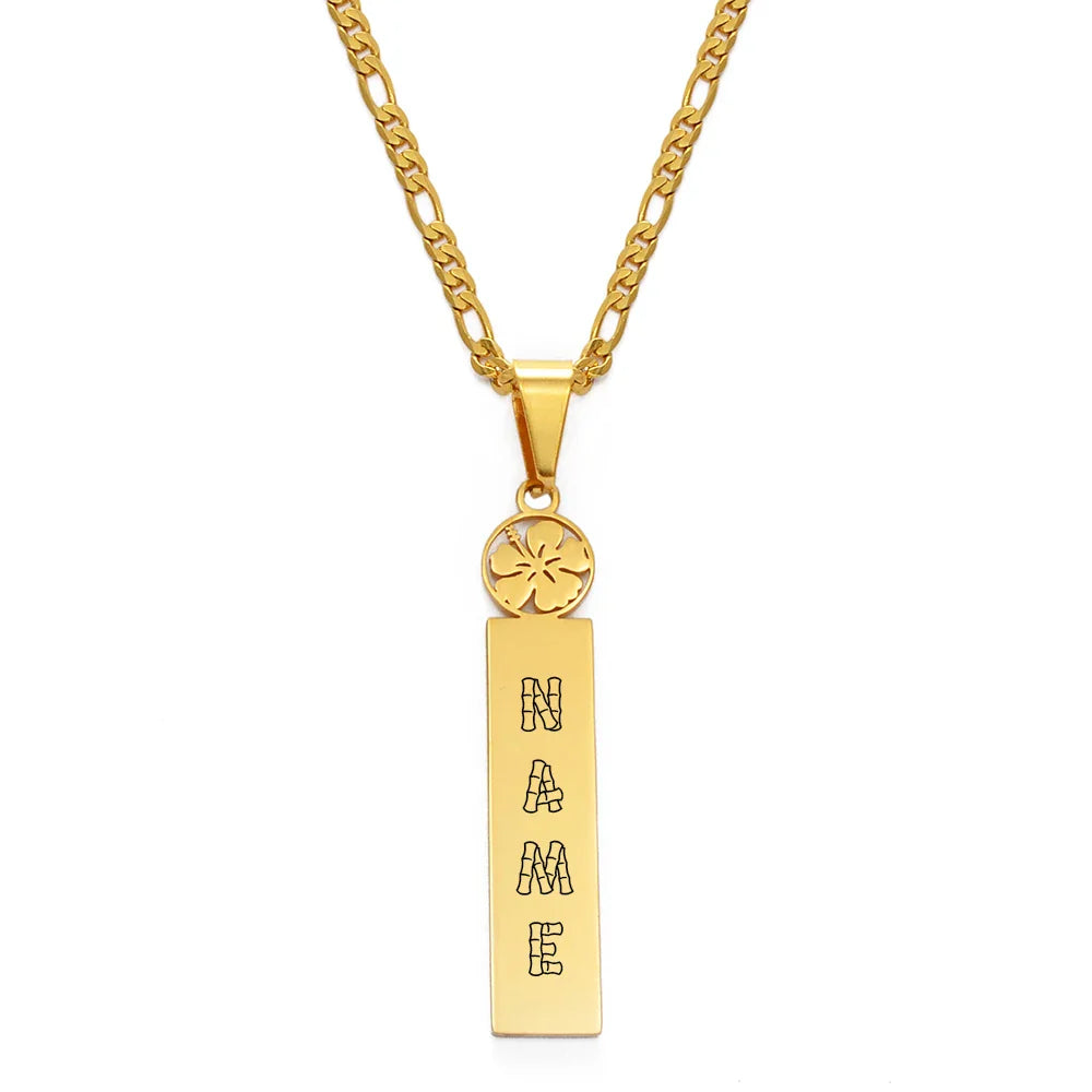 Gepersonaliseerde ketting met sierlijke initialen