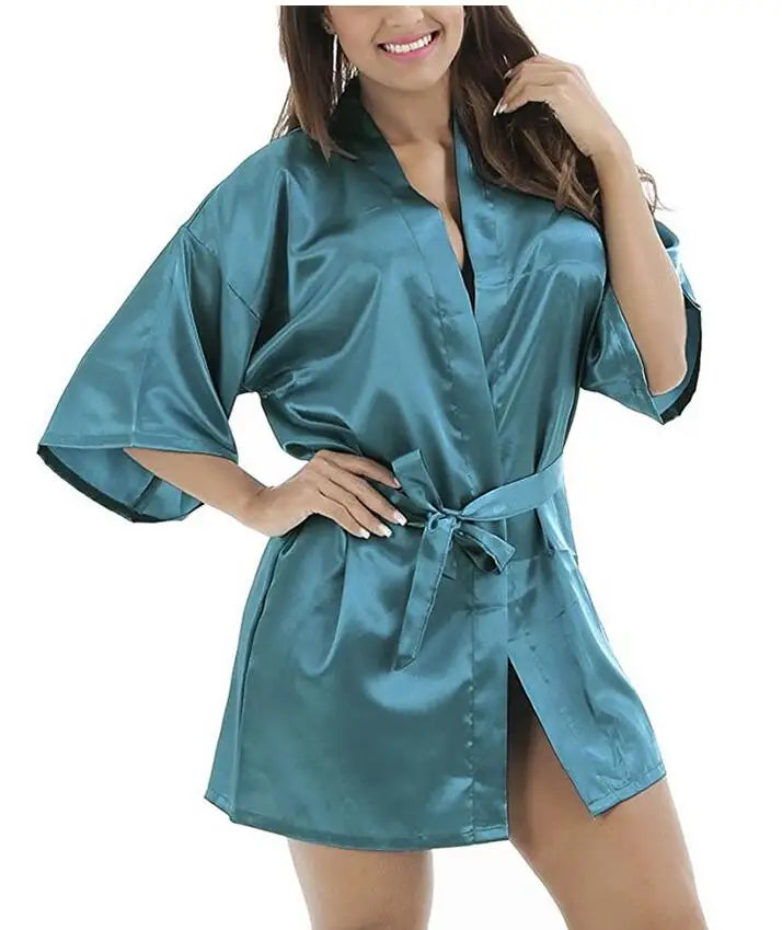 Elegante ochtendjas dames zomereditie – Licht en stijlvol