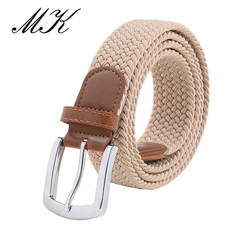 Leren herenriem met dikke gesp