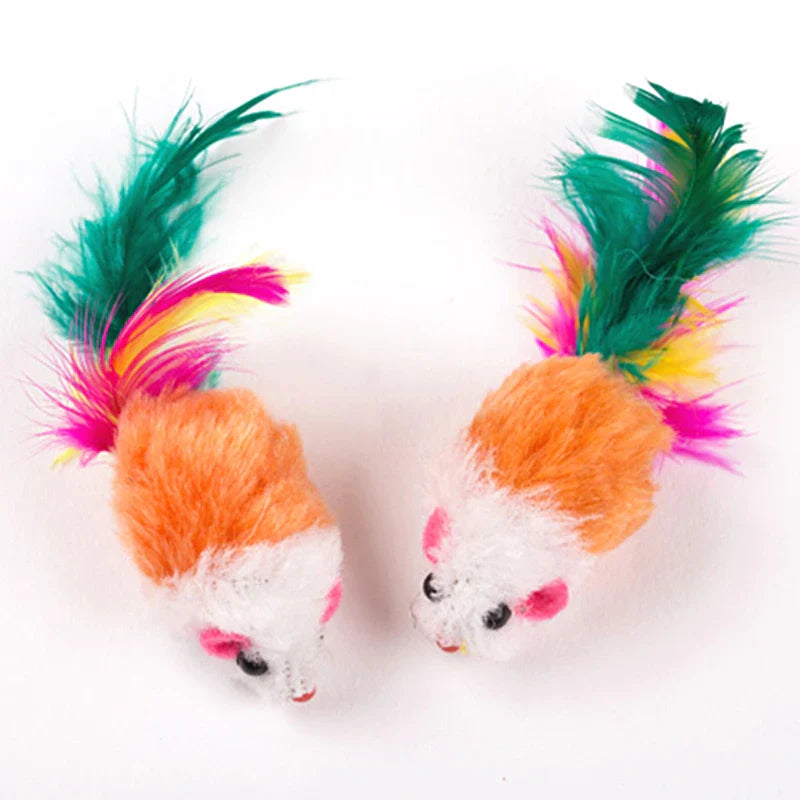Kattenspeelgoed met piepgeluid β Houdt katten gefocust