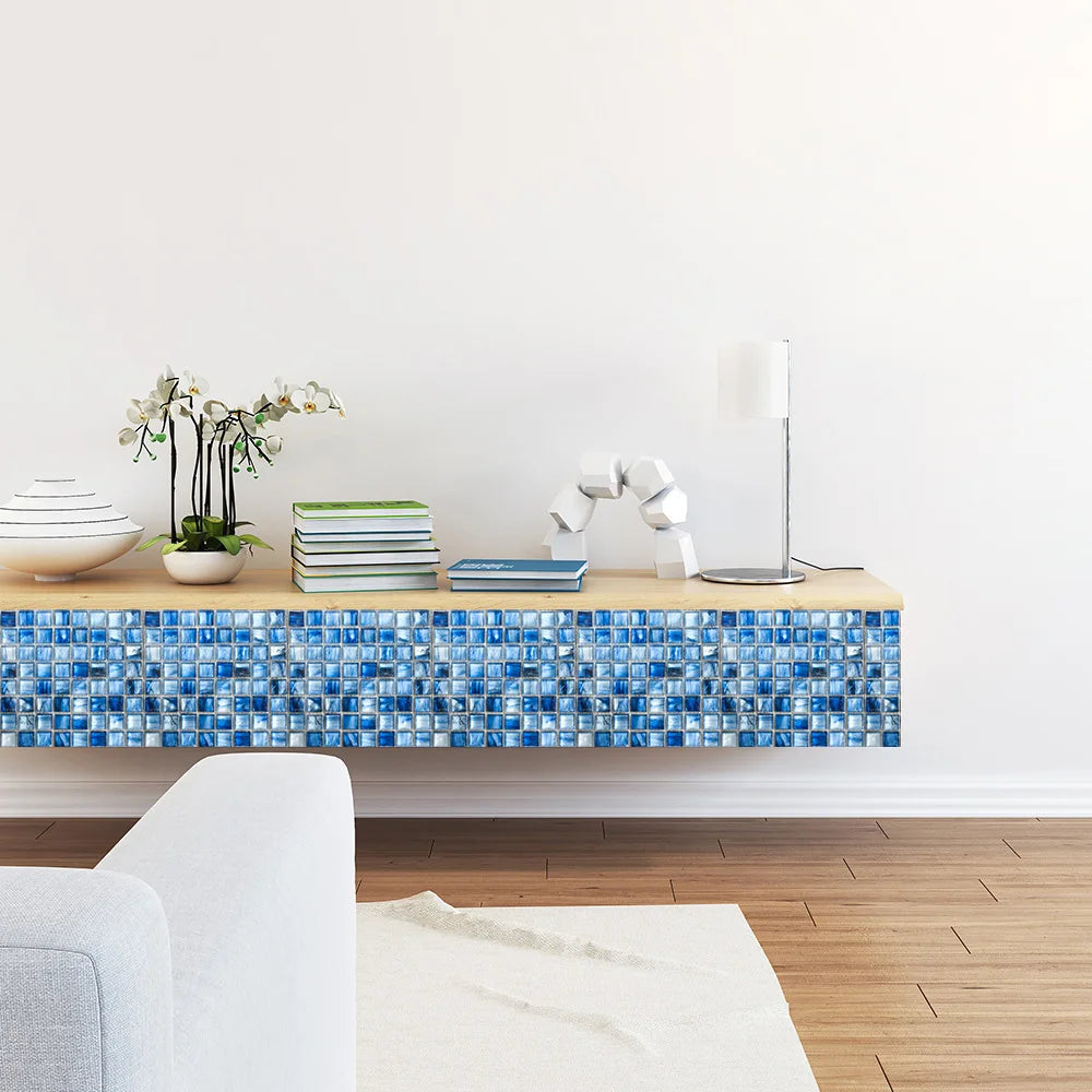 Mozaiek toilet achterwand – Kleine tegels, groot effect