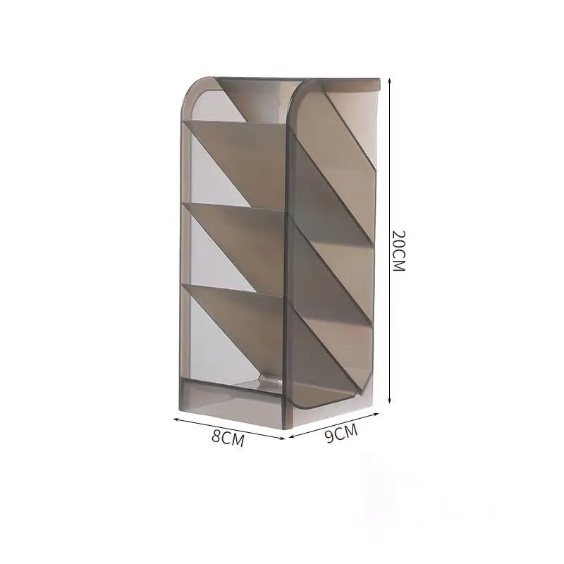 Luxe desk organizer in leerlook