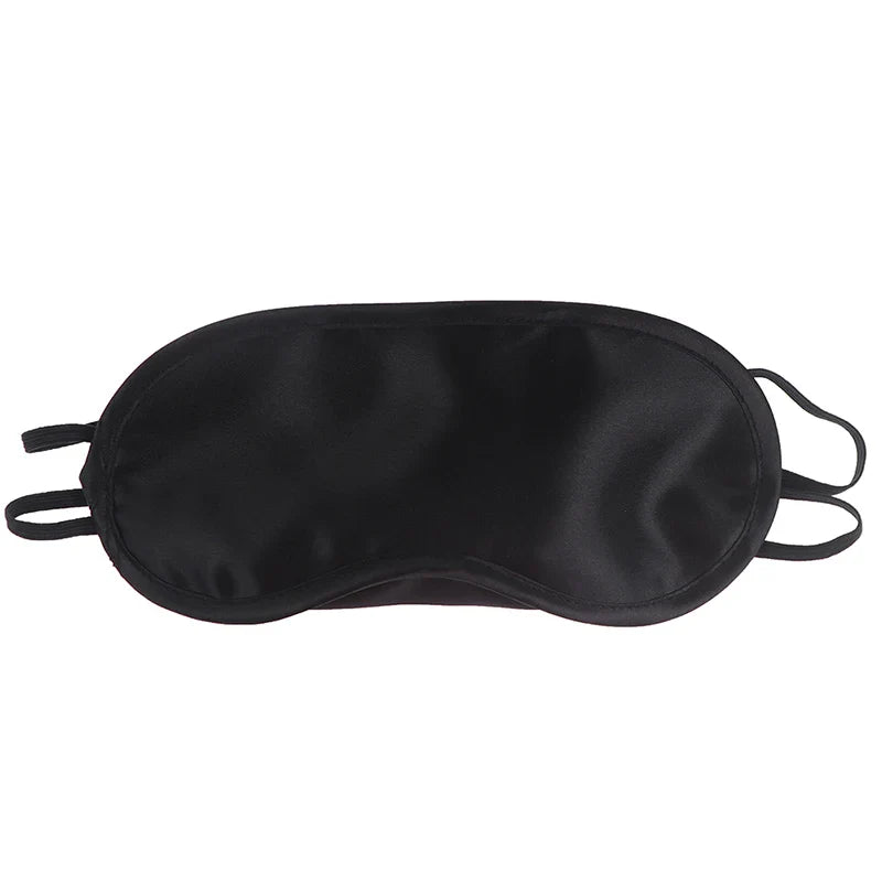Luxe slaapmasker met zijde-afwerking