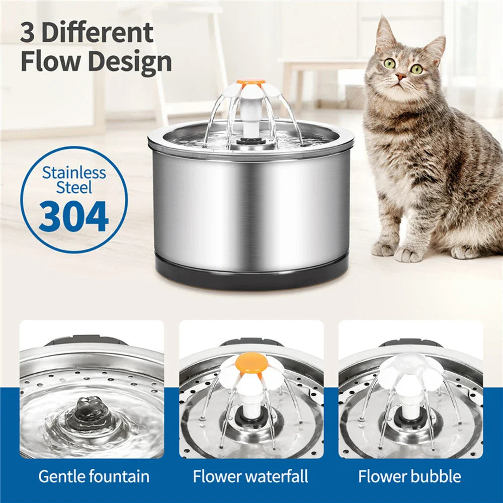 Fonteintje voor kat met stille waterloop – Zacht geluid