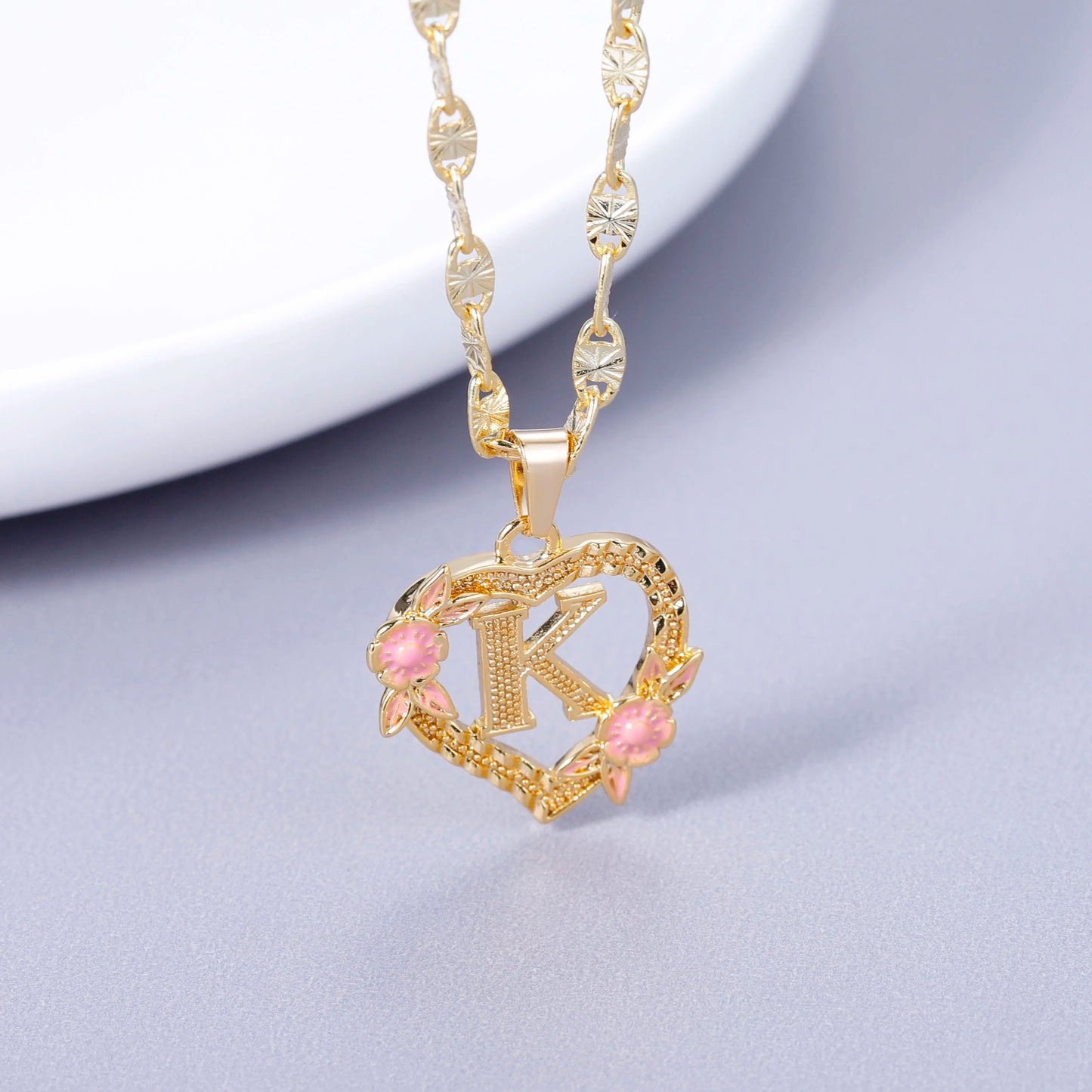 Stijlvolle naamketting met gouden plating