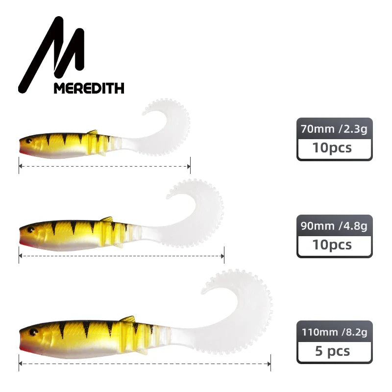 Swimbait visjes met 3D-afwerking