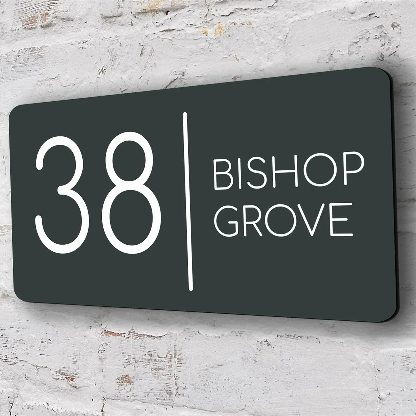 Huisnummer-en-Naambord