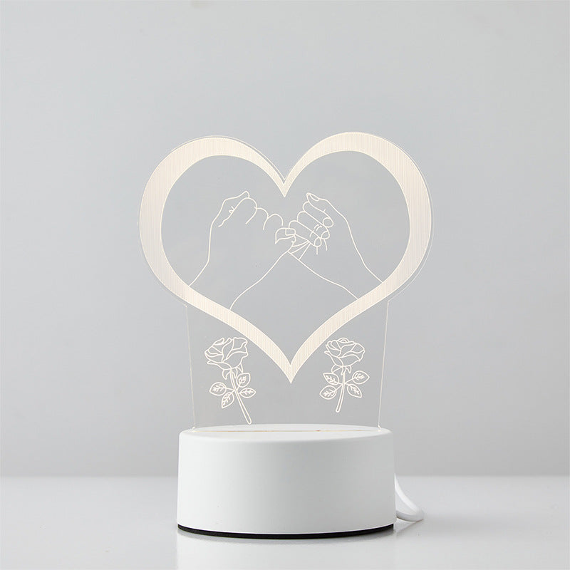 MOLOO-3D-Lamp-LED-Illusie-Bureaulamp-Pinky-Love-Nachtlampje