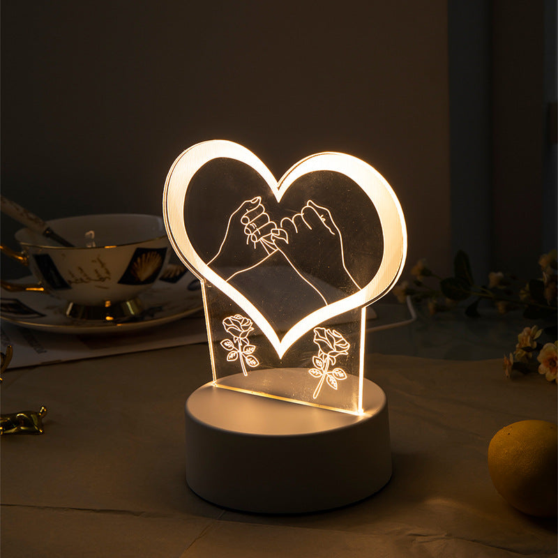MOLOO-3D-Lamp-LED-Illusie-Bureaulamp-Pinky-Love-Nachtlampje