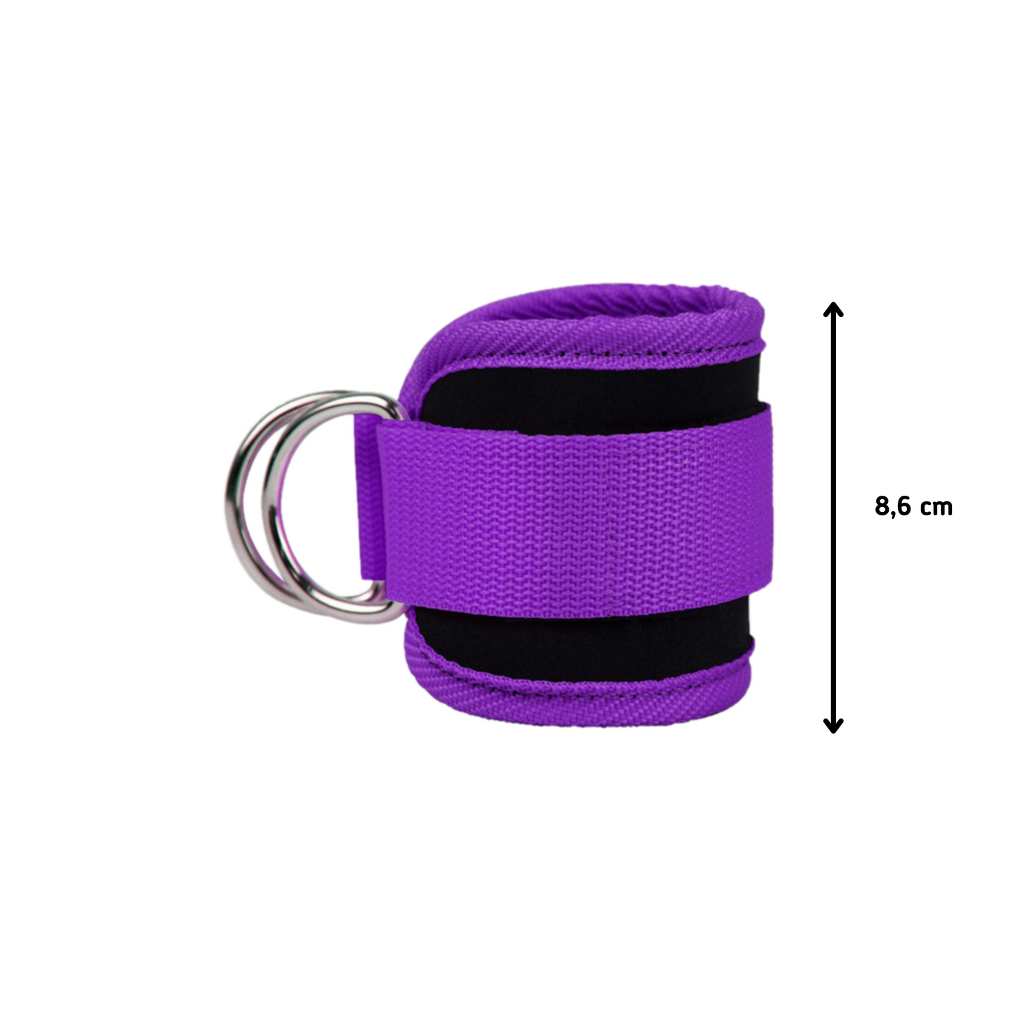 MOLOO-Ankle-Strap-Paars-Fitness-Enkel-strap-Enkelband-Kickbacks-Ankle-Cuff-Strap