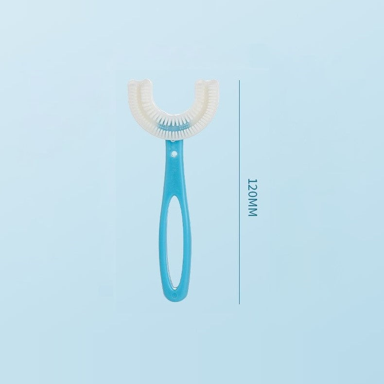 MOLOO-Baby-Tandenborstel-Blauw-Groot-Tandjes-Handtandenborstel