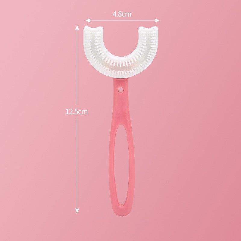 MOLOO-Baby-Tandenborstel-Roze-Groot-Tandjes-Handtandenborstel