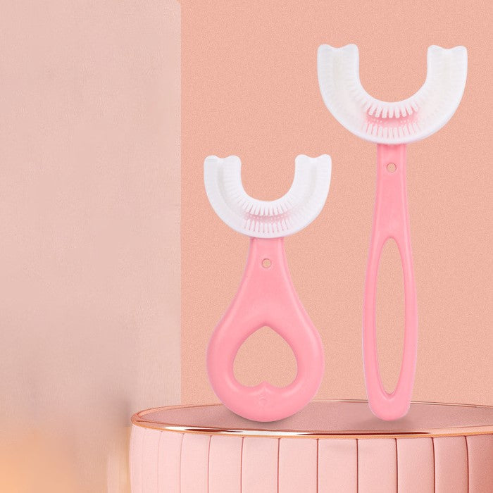 MOLOO-Baby-Tandenborstel-Roze-Klein-Tandjes-Handtandenborstel