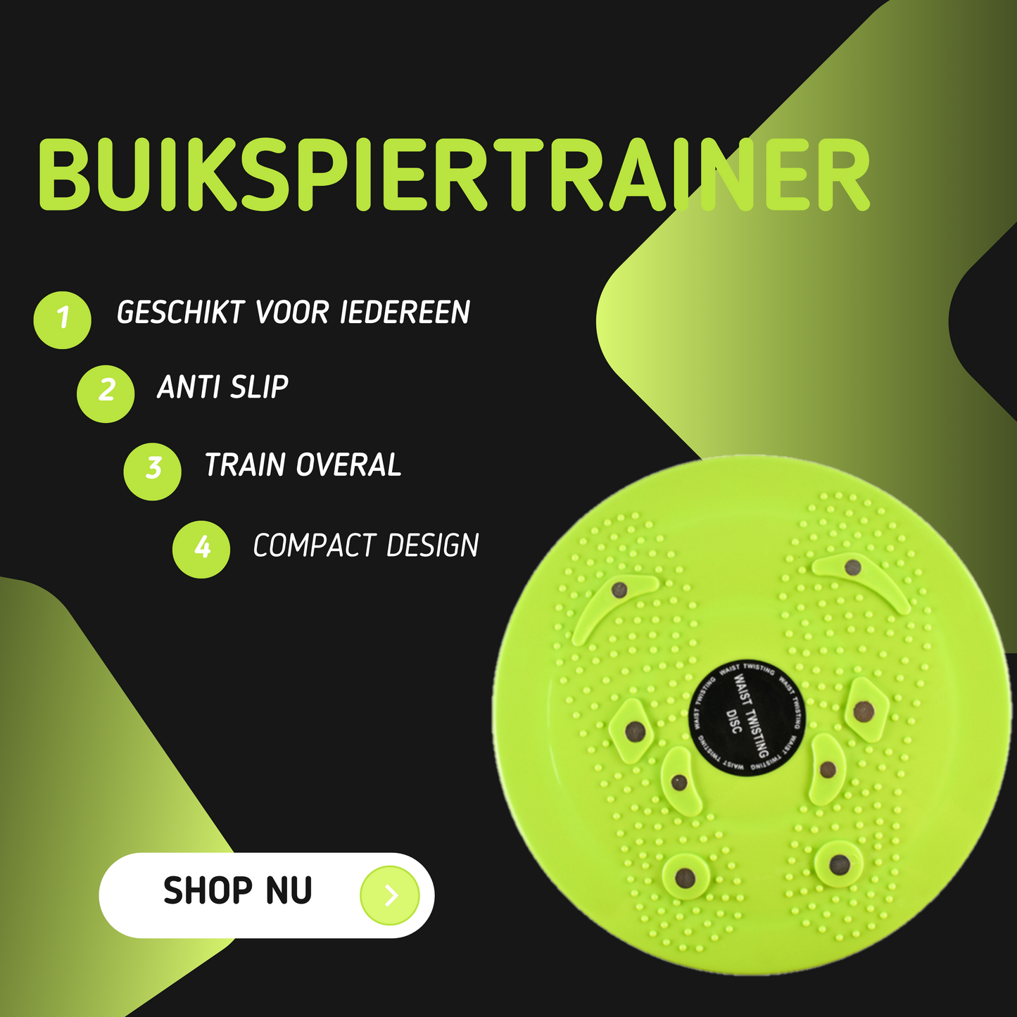 MOLOO-Buikspiertrainer-Groen-Ab-Trainer-Home-Workout-Fitness-Buiktrainer