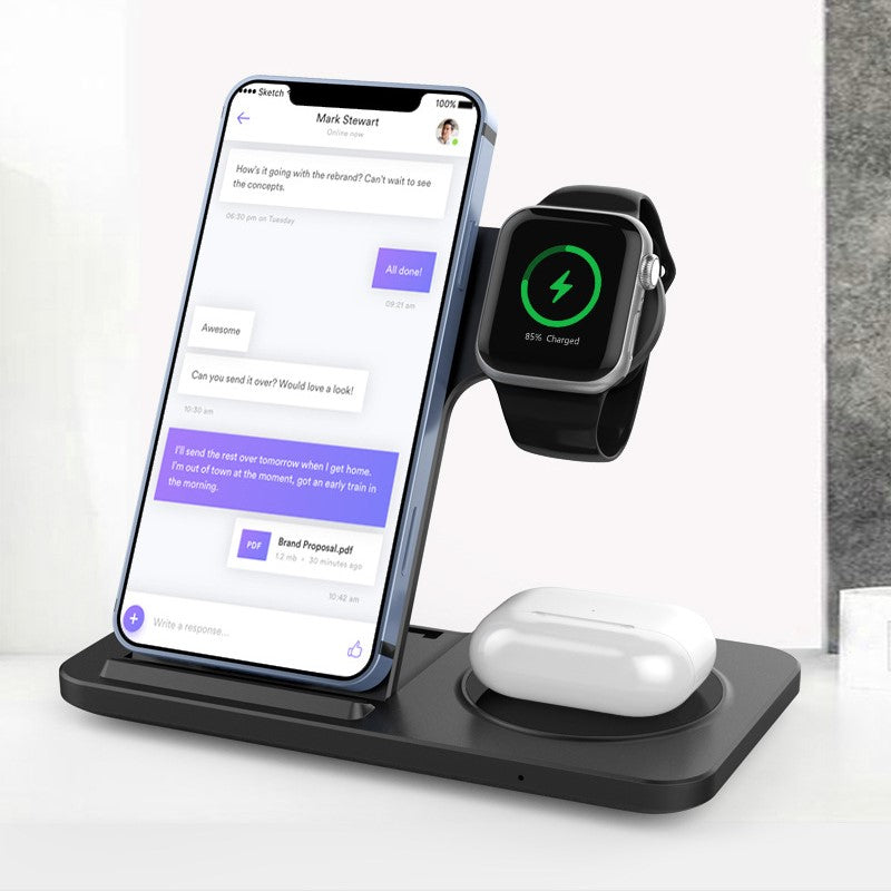 MOLOO-Draadloze-Oplader-3-in-1-Zwart-Snellader-Qi-Oplaadstation-Wireless-Charger