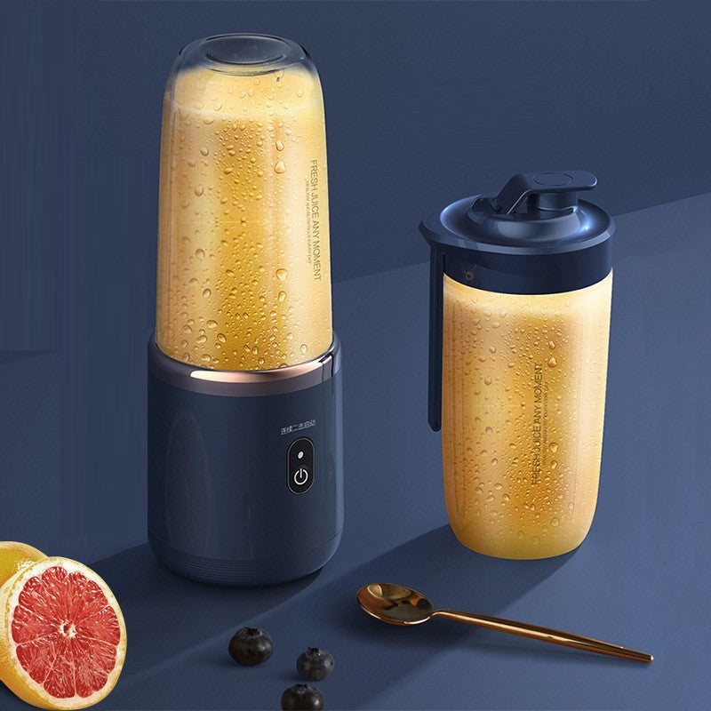 MOLOO-Draagbare-Blender-Blauw-Met-Beker-Draadloos-Oplaadbare-Blender