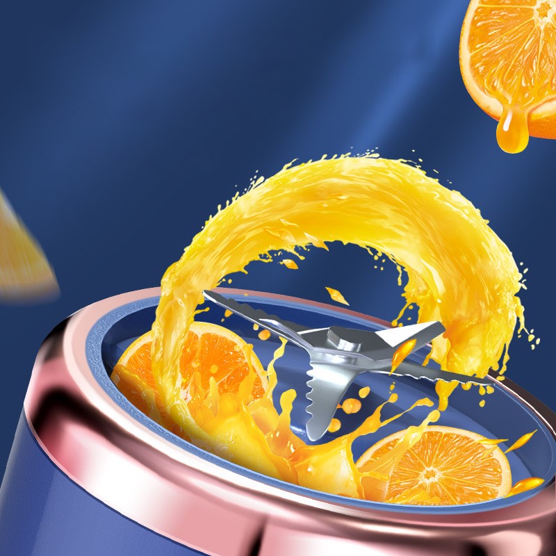 MOLOO-Draagbare-Blender-Blauw-Met-Beker-Draadloos-Oplaadbare-Blender