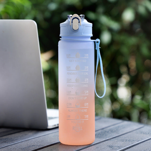 MOLOO-Drinkfles-Oranje-Waterfles-1-Liter-Bidon-Waterflesje-Drinkflesje