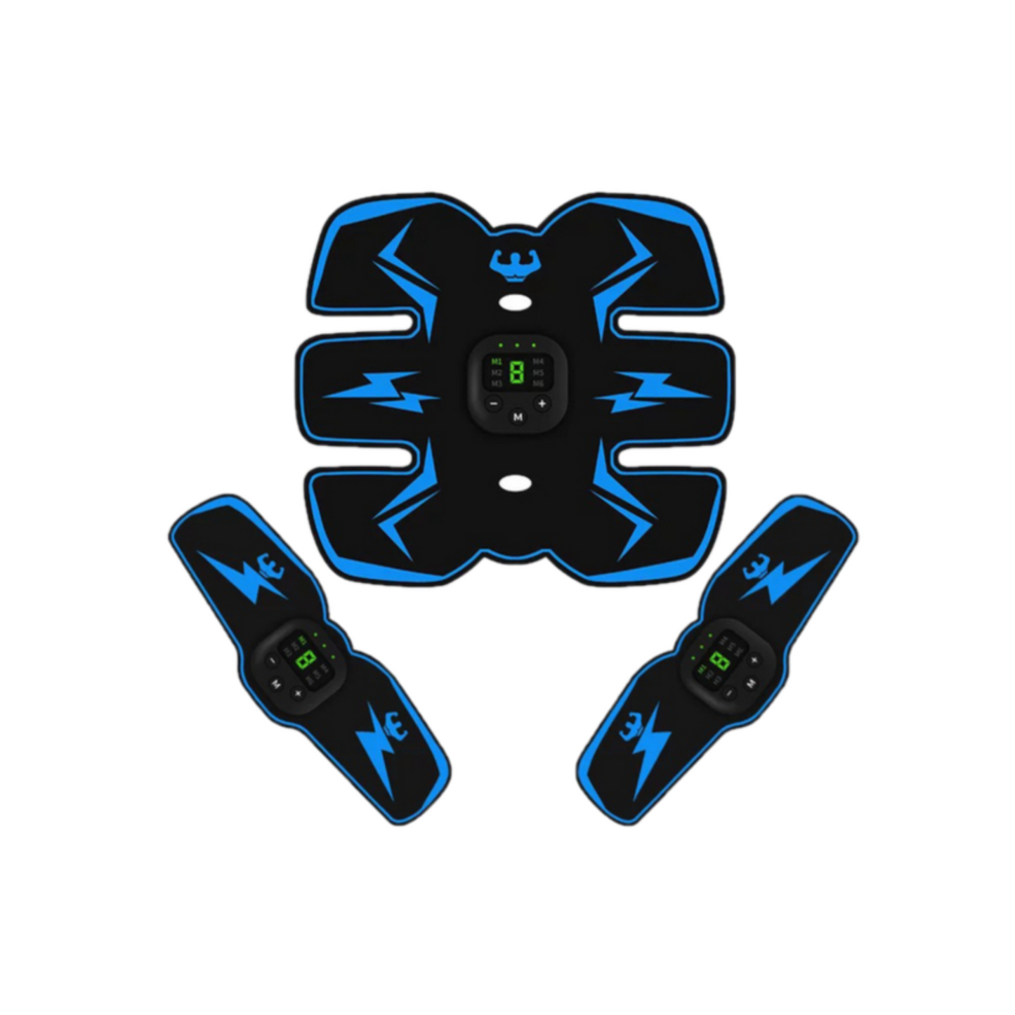 MOLOO-Elektrische-Buikspieren-Trainer-Set-Blauw-Sixpack-Buiktrainer