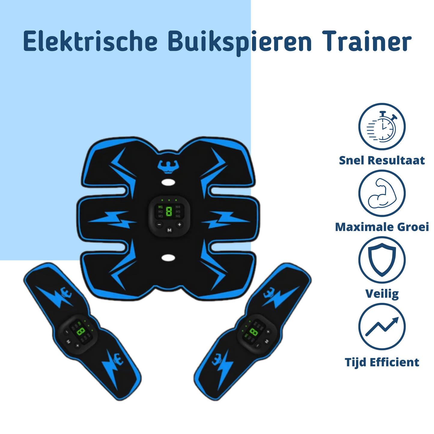 MOLOO-Elektrische-Buikspieren-Trainer-Set-Blauw-Sixpack-Buiktrainer