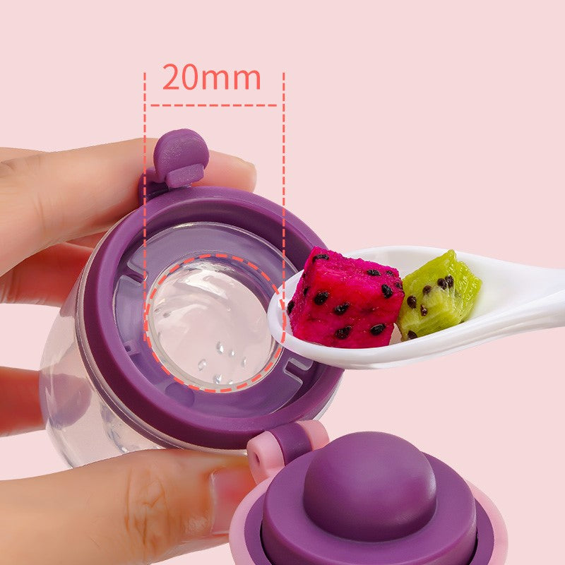 MOLOO-Fruitspeen-Baby-Bijtring-Rood-Fopspeen-Fles