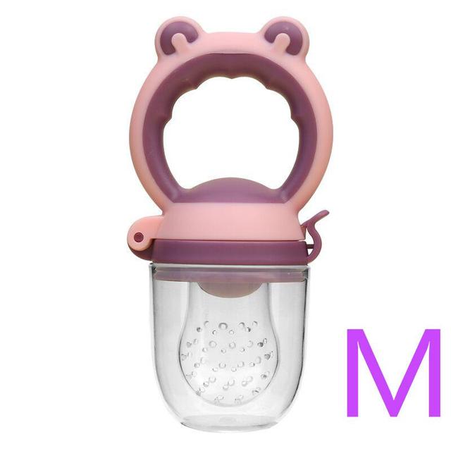 MOLOO-Fruitspeen-Baby-Bijtring-Roze-Fopspeen-Fles