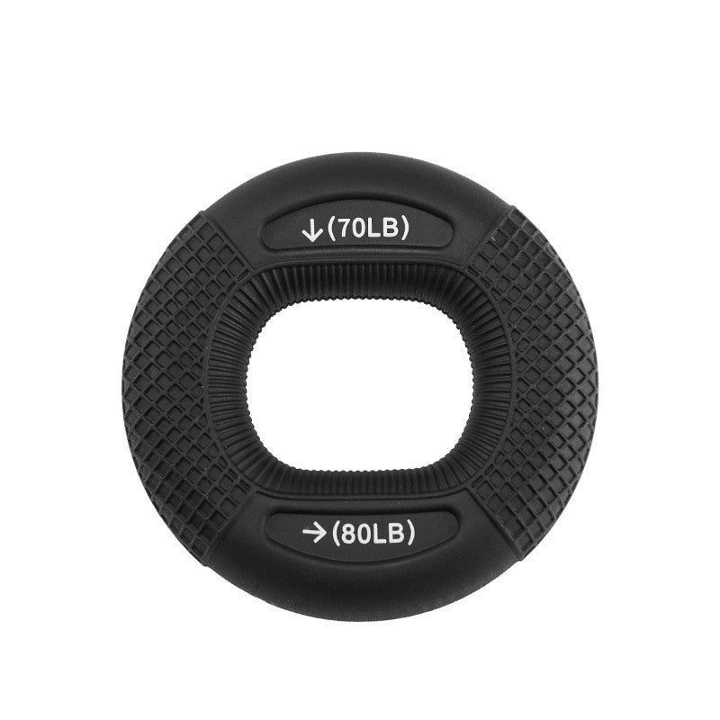 MOLOO-Handtrainer-Handgreep-Zwart-Onderarm-Trainer-Siliconen-Ring-Spiertraining