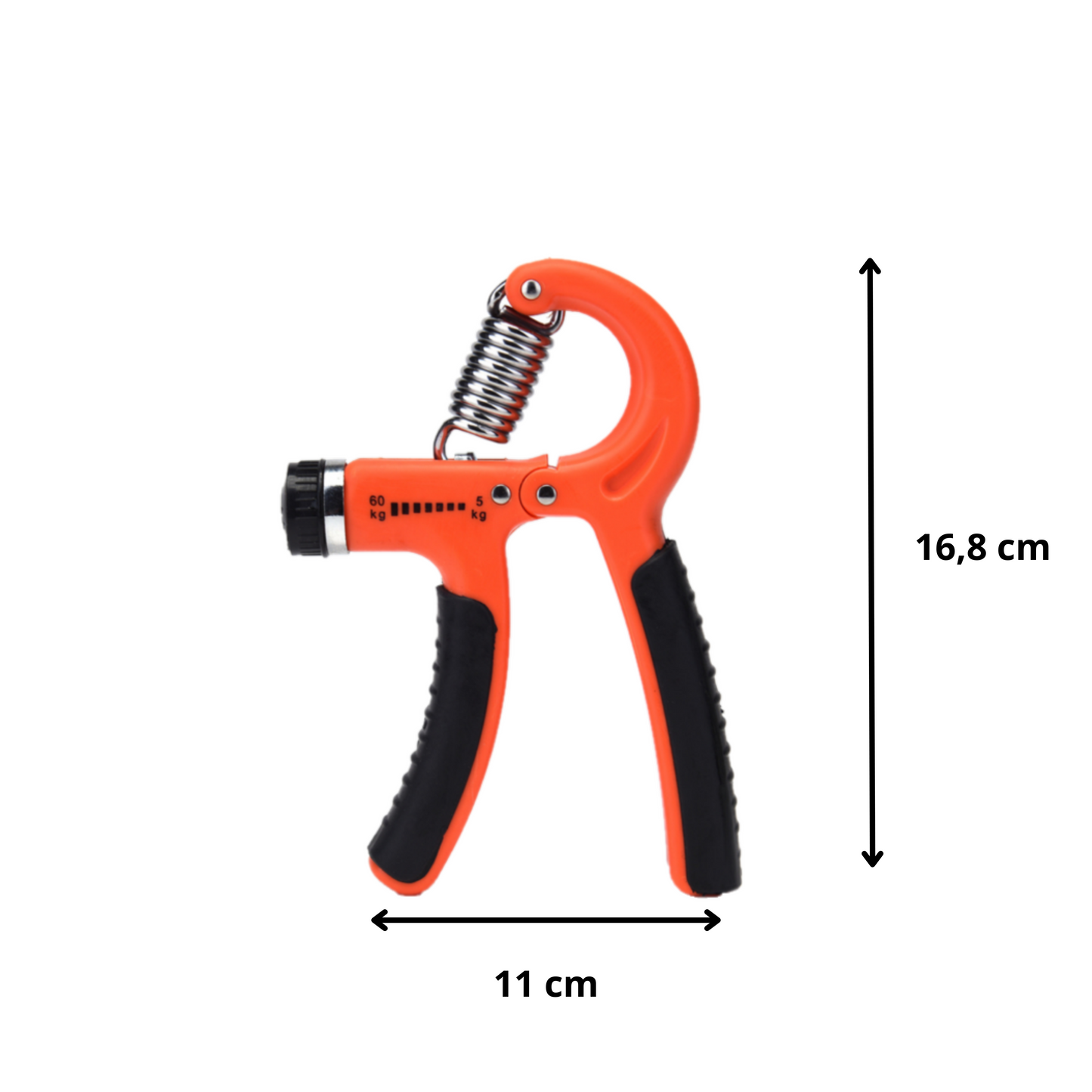 MOLOO-Handtrainer-Oranje-Handknijper-Armtrainer-Grip-Trainer-Fitness-Handgrip