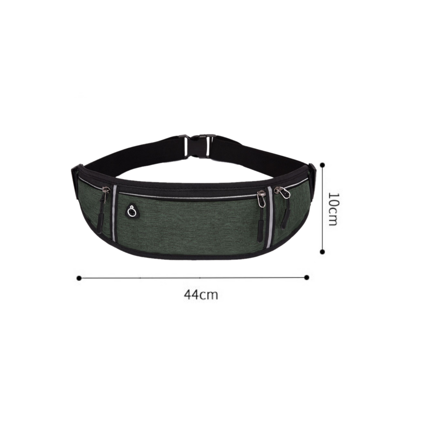 MOLOO-Hardloop-Heupband-Voor-Joggen-Groen-Gym-Telefoonhouder-Sport-Heuptas