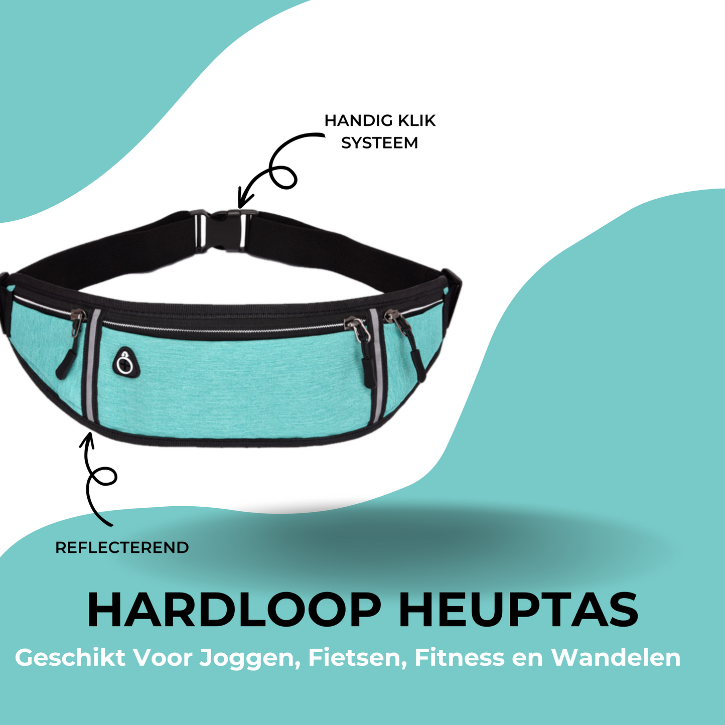 MOLOO-Hardloop-Heupband-Voor-Joggen-Licht-Blauw-Gym-Telefoonhouder-Sport-Heuptas