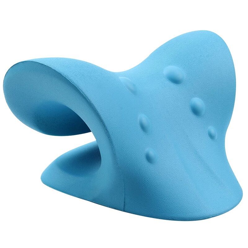 MOLOO-Nekstretcher-Blauw-Massagekussen-Nekmassage-Kussen-Nekpijn-en-Rugklachten
