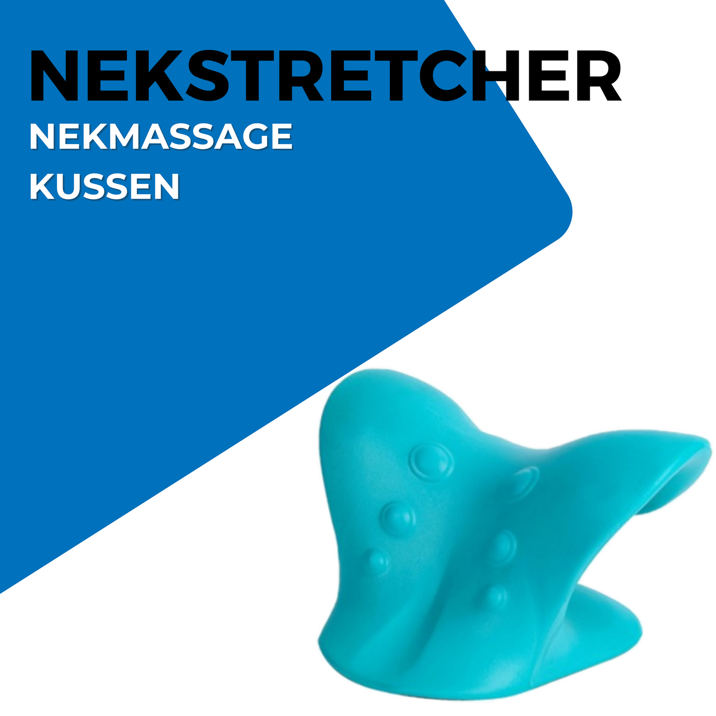MOLOO-Nekstretcher-Blauw-Massagekussen-Nekmassage-Kussen-Nekpijn-en-Rugklachten