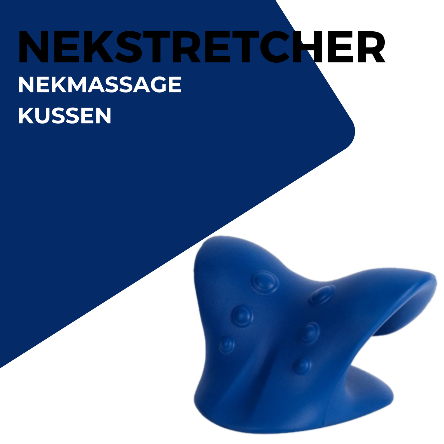 MOLOO-Nekstretcher-Donker-Blauw-Massagekussen-Nekmassage-Kussen-Nekpijn-en-Rugklacht